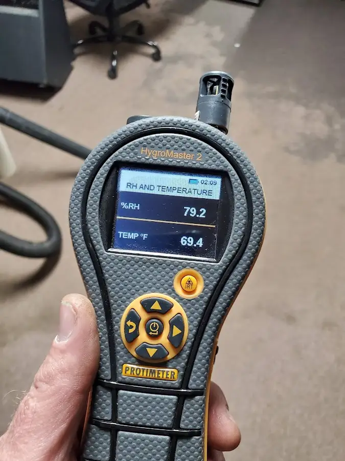 Moisture meter humidity assessment for Fire & Smoke Damage Restoration in Cherry Creek