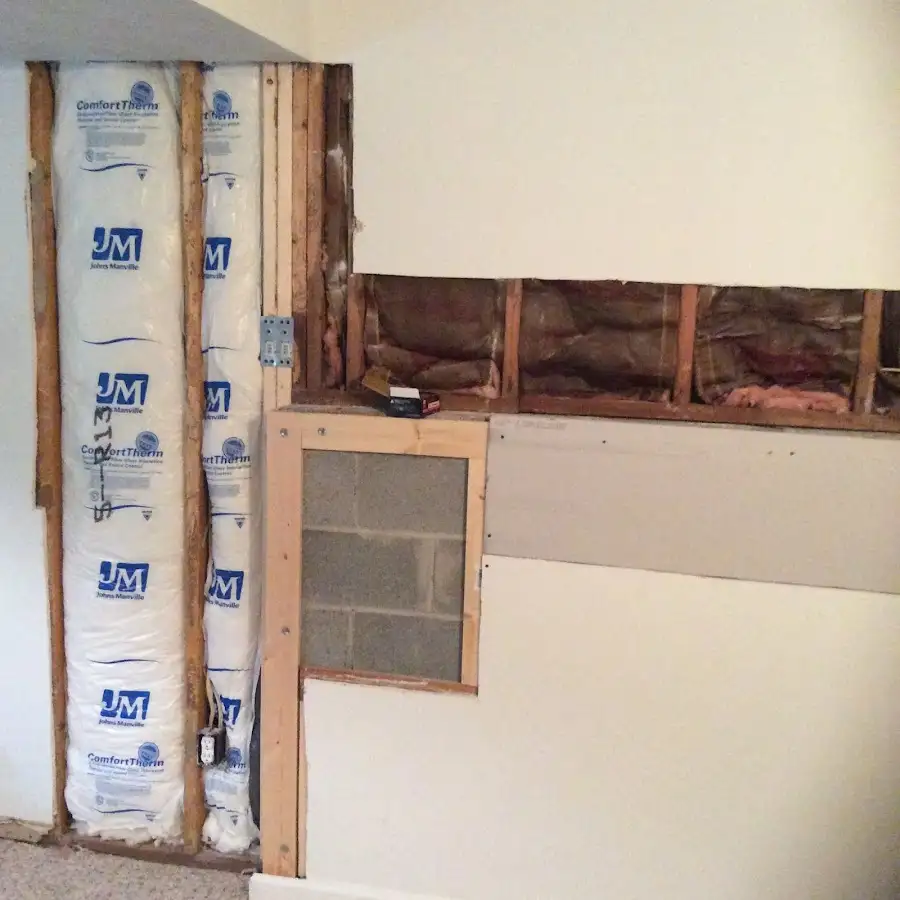 Wall insulation replacement during Contents Cleaning & Restoration in Cherry Creek